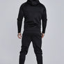 SikSilk - Black Hoodie and Joggers Set